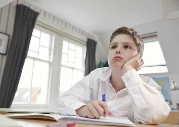 Childline has seen a rise in the number of young people suffering exam stress. Picture: Tom Hull