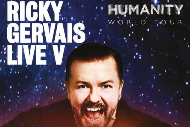 Ricky Gervais is live at Nottingham Arena in September