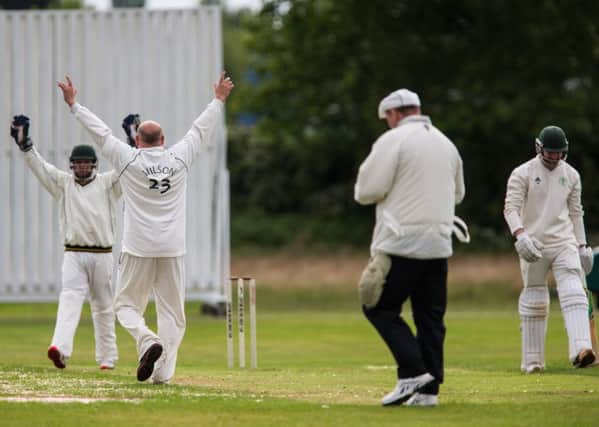 Skipper Lee Wilson strikes again in his six-wicket haul against Edwinstowe. (PHOTO BY: Andy Sumner)