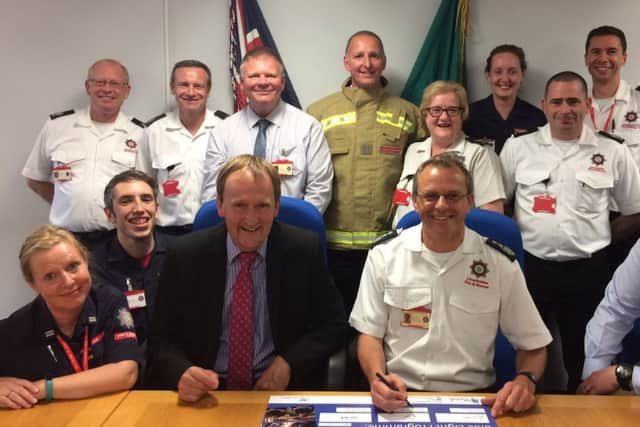 Lincolnshire Fire and Rescue Service has signed up to the Minds Blue Light pledge