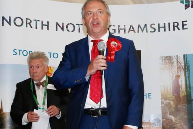 NWGU Election Count 2017 at North Notts Community Arena. John Mann