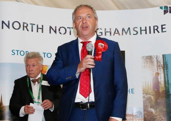 NWGU Election Count 2017 at North Notts Community Arena. John Mann