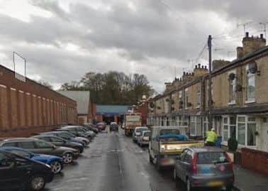 The incident happened on Allen Street, Worksop (pictured).