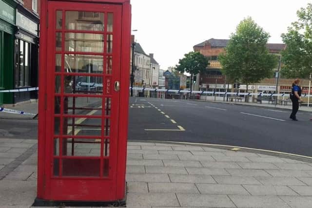 People are asked to avoid the top of Bridge Street.