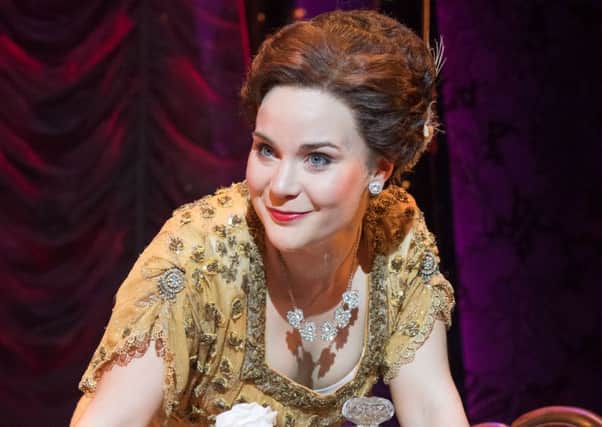 Natasha Barnes as Fanny Brice in Funny Girl at Nottingham's Theatre Royal