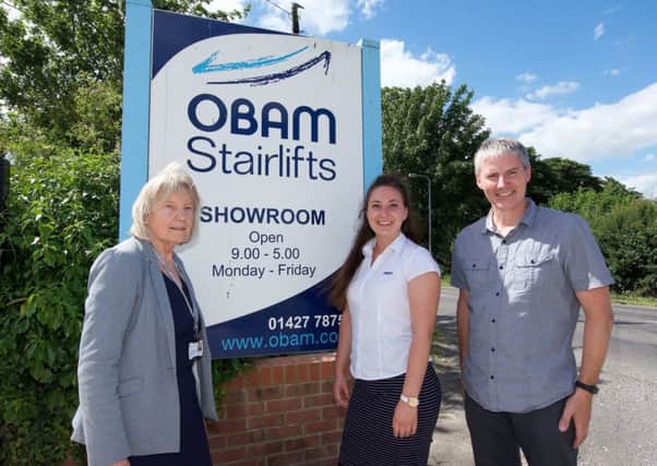West Lindsey District Council has teamed up with mobility equipment specialist Obam Stairlifts