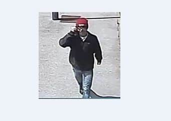 Police would like to speak to this man, captured on CCTV footage, in connection with the incident.