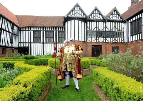 King Henry VIII visits Gainsborough Old Hall on Sunday June 11.