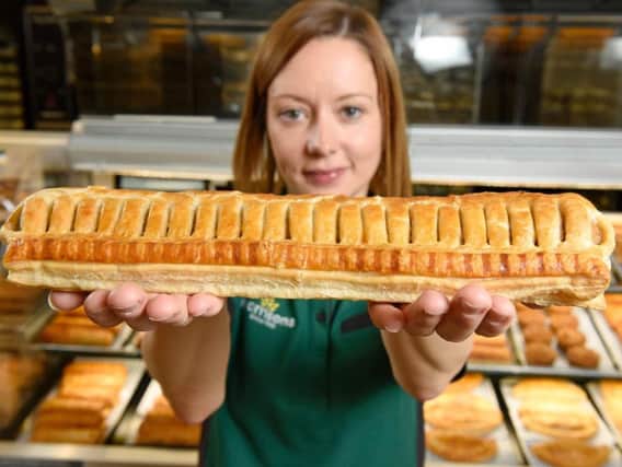 The foot-long sausage roll is now on sale at Morrisons in Nottinghamshire.