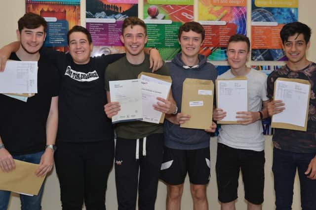 A Level results day at Outwood Post 16 Centre