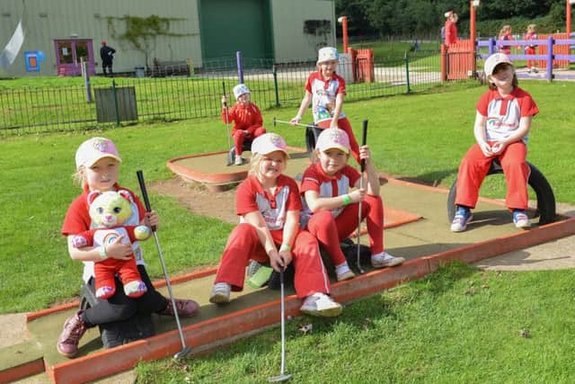 The Rainbows are celebrating 30 years, pictured are girls from 5th Worksop Methodist and 2nd Worksop Priory Rainbows having fun at Wheelgate Park