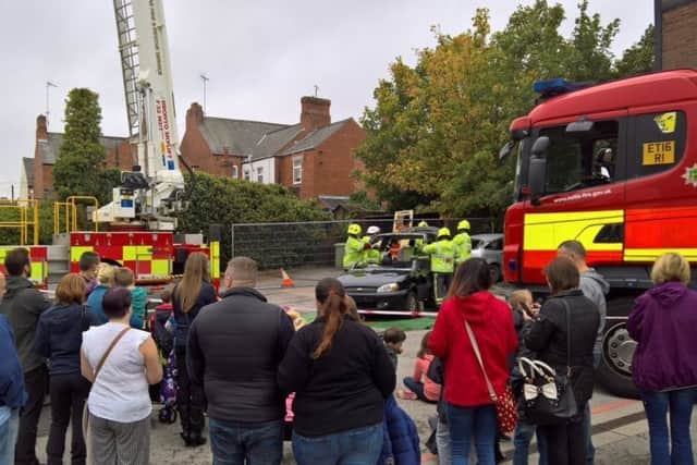 Worksop fire station open day. Photo from Mark Dooley
