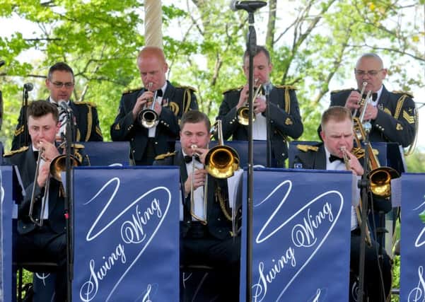 The RAF Swing Wing Band. Picture: David Hurst