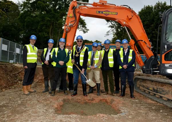 Phase two of the new visitor centre at Sherwood Forest