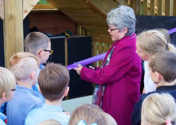 The new outdoor learning environment and structure was officially opened by Retford Mayor, Helen Richards.