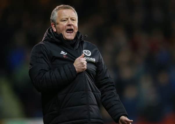 Chris Wilder says there are similarities between Sheffield United and tomorrow's opponents Bristol City: Simon Bellis/Sportimage
