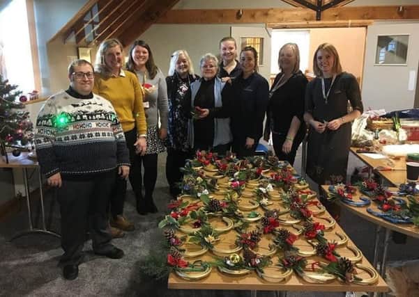 Acis Jamie Simpson, Jill Dickson and Claire Tunstall, from Lincoln and Lindsey Blind Society Adelle Lee, from Bransby Horses group volunteer Carole Bacon, Hannah Guest and Kirsty Mathieson, from Voluntary Centre Services West Lindsey Vanessa Maunders and Heather Arnatt.