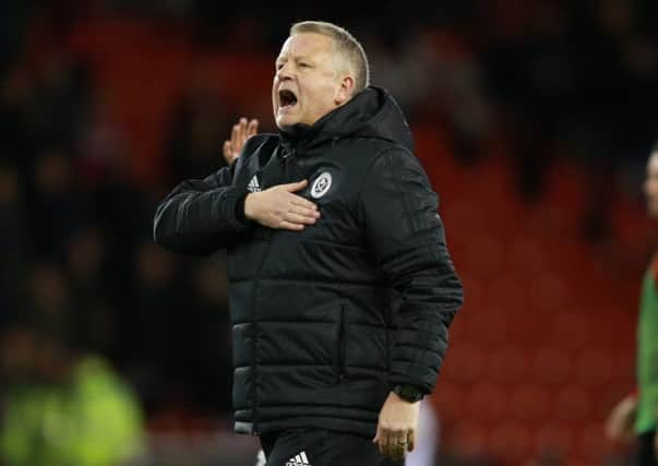 Chris Wilder has outlined his plans for the transfer window: Simon Bellis/Sportimage
