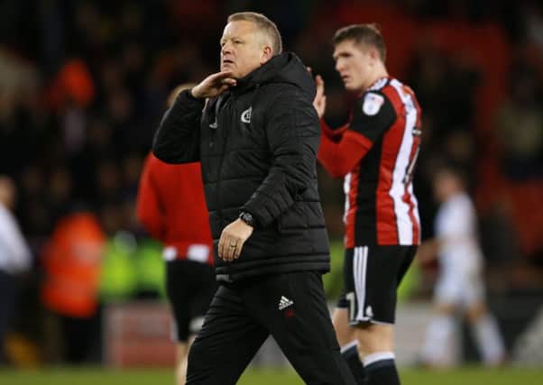 Chris Wilder is looking forward to today's match at Aston Villa: Simon Bellis/Sportimage