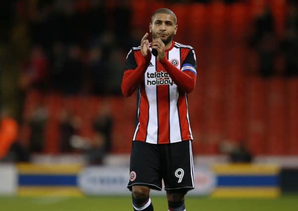 Leon Clarke is now contracted to Sheffield United until 2020: Simon Bellis/Sportimage