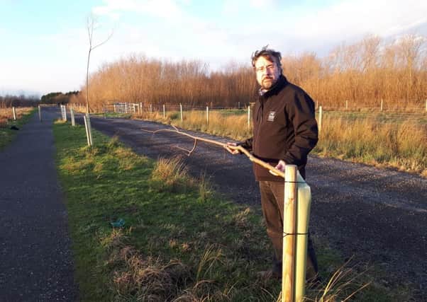 Erin McDaid of Nottinghamshire Wildlife Trust says the cost of the vandalism could run into thousands of pounds.