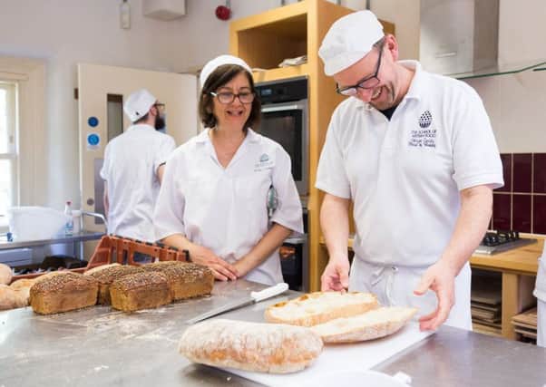 Students gain hands-on experience in the schools state-of-the-art kitchens.