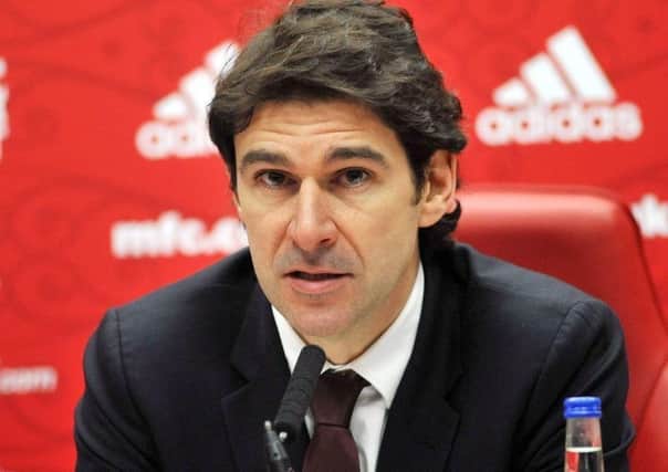 Aitor Karanka, whose first match in charge of Nottingham Forest ended in defeat.