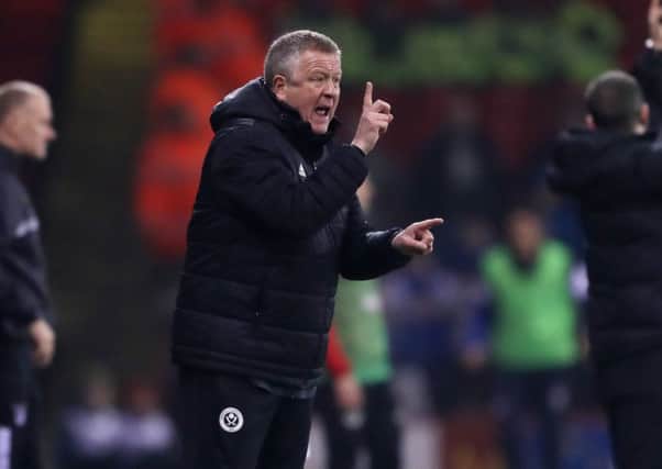 Chris Wilder is urging his players to make better decisions in the final third: Simon Bellis/Sportimage