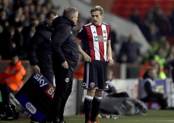 James Wilson has been impressed by manager Chris Wilder's approach to the game: Simon Bellis/Sportimage