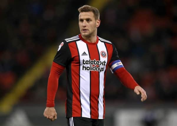 Sheffield United's captain and centre-forward Billy Sharp did not play in the Steel City derby