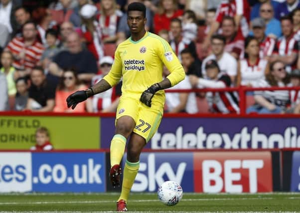 Jamal Blackman started the season in goal after arriving on loan from Chelsea