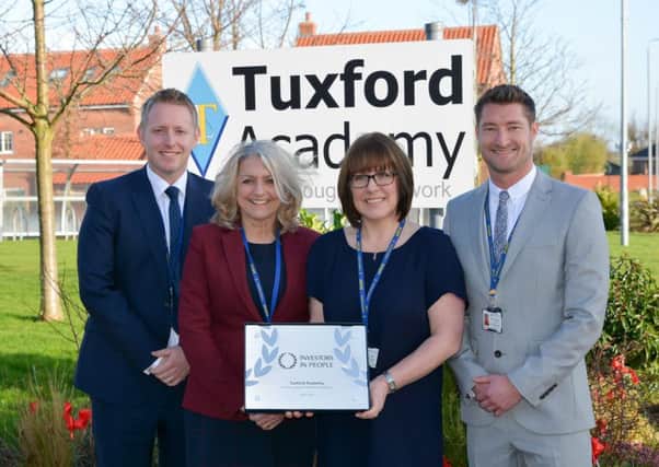 Tuxford Academy is celebrating receiving an Investors in People platinum award, a globally recognised benchmark for excellence in business and people management.