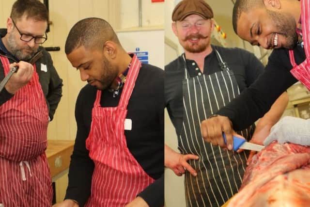 JB Gill learns from the professionals at the School of Artisan Food.