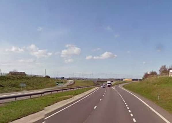 The collision happened on the A1 southbound near Blyth Services.