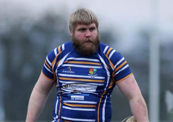 Dinnington RUFC v Bradford And Bingley, pictured is Will Marshall