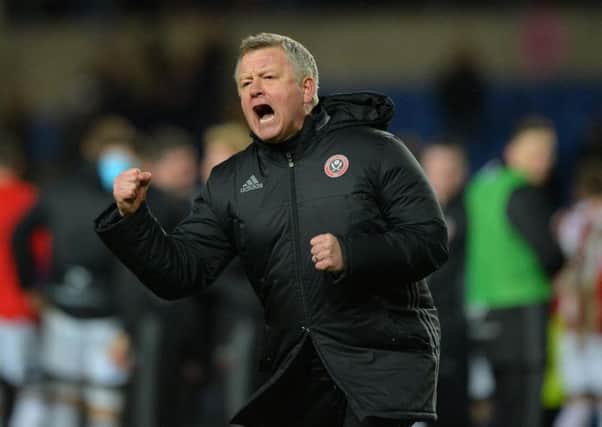 Chris Wilder shows his passion for Sheffield United