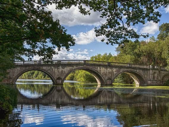 An historic bridge in Clumber Park has been 'intentionally' vandalised and can no longer be crossed.