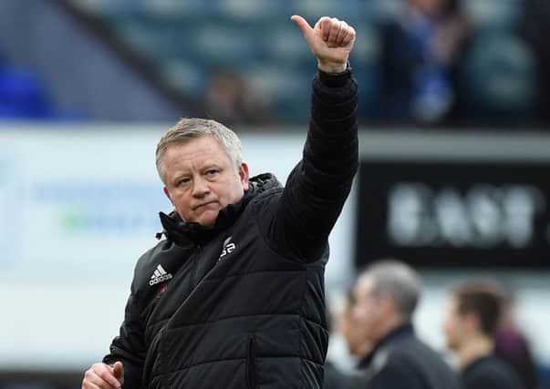 Sheffield United manager Chris Wilder says some of his team's rivals are under immense pressure to go up this season: Robin Parker/Sportimage