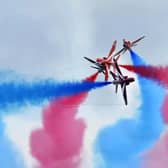 The Red Arrows performing in 2017. Photo: Jon Rigby.
