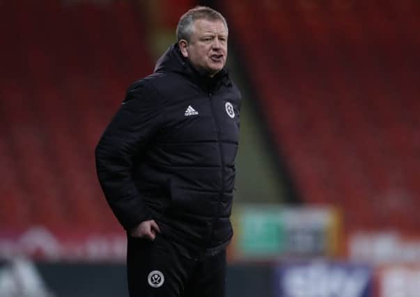 Chris Wilder trusts his players to do the right thing: Simon Bellis/Sportimage
