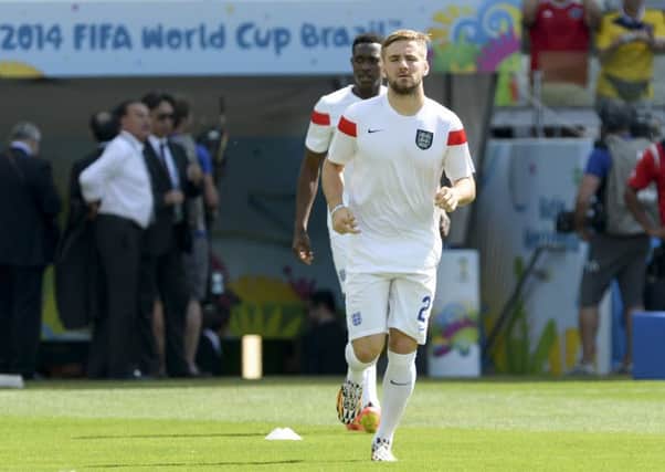 Manchester United full-back Luke Shaw, who could be heading for Barcelona, according to today's football rumour mill.