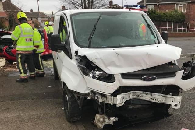 Picture from Shirebrook Fire Station on Twitter.