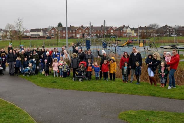 Easter Egg hunt at Snipe Park, Harworth