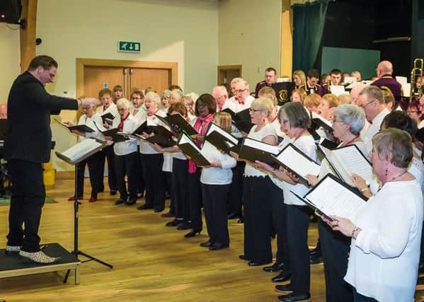 The Musicality Singers were part of a big concert at Carlton Civic Centre. Photo: Roger Hancocks