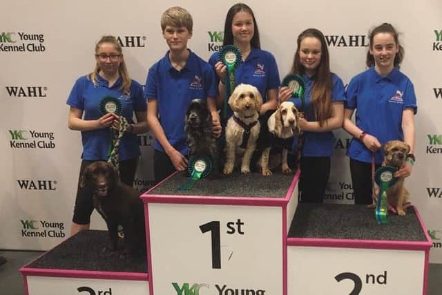 Rebecca, Millie and their team-mates from the North Derbyshire Dog Agility Club had a successful relay run at Crufts earlier this year.