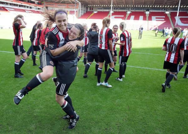 Sheffield United Ladies hope to be celebrating again when the FA announces its decision: Glenn Ashley.