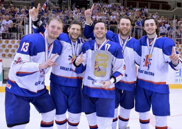 Sheffield Steelers famous 5 for GB: Davey Phillips, Jonathan Phillips, Robert Dowd, Ben O'Connor and Liam Kirk