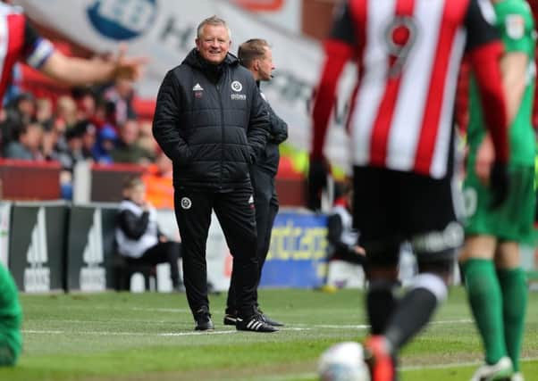 Chris Wilder is not prepared to settle for second best: Simon Bellis/Sportimage