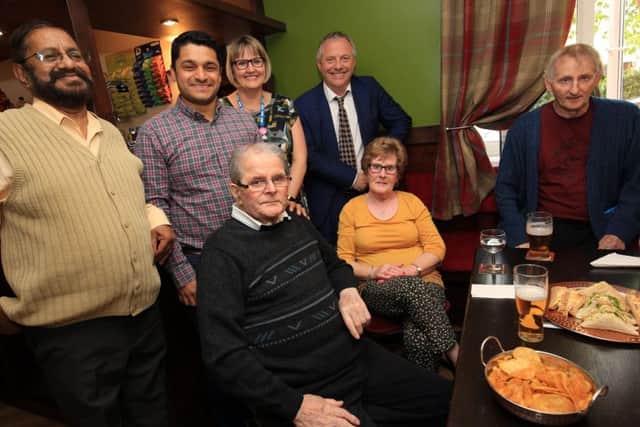 A new dementia friendly pub has opened at Ashley Care Centre in Worksop. Pictured is John Mann MP who opened the new pub with some of the residents and staff.