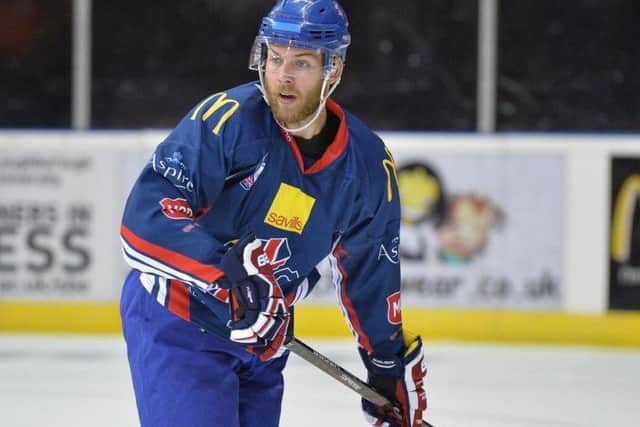 Sheffield Steelers and GB defenceman, Ben O'Connor. Picture: Dean Woolley.